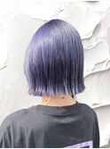 パツッと外ハネボブ × ラベンダー