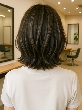 アトリエナガノツー 千葉富士見店(atelier nagano 2) ハイライトカラー/くびれヘア/レイヤーパーマ[千葉駅]