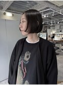 前上がりボブ