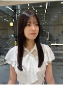 【橋本姫奈】カカオブラウン×髪質改善