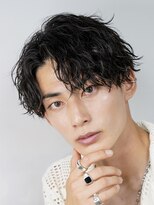 フィフスパーク(fifth PARK) 渋谷大人緩めツイストスパイラルパーマメンズセンターパート30代