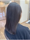 髪質改善ストレート   ロングボブ