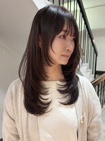 アクシス 栄店(`AXIS) 北野　小顔　ココアベージュ　レイヤーロング