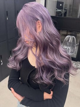 リノート バイ エゴル 太田川(Linoet by ENGOL) RINO/ハイトーンカラー/ホワイトカラー/ラベンダーグレー