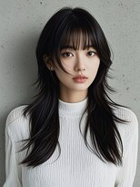 エイチ ウルフカット 大阪梅田(811)&nbsp;シースルーマッシュウルフカットアンブレラカラーショートボブ