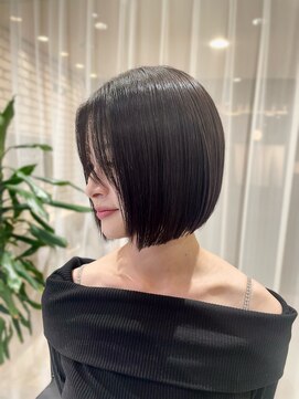 パトゥ 京都四条烏丸(patou) すとんボブ／切りっぱなしボブ/大人ボブ／韓国風へア