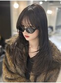 韓国風前髪顔まわりカット◎小顔効果×2wayバング大人可愛い
