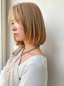 カバーヘア ブリス 北浦和(COVER HAIR bliss) ハイトーンカラー/小顔/切りっぱなしショートボブ/透明感p北浦和