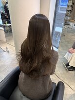 ルル(Lulu)&nbsp;梅田/ブラウン/ベージュ/レイヤー/前髪カット/縮毛矯正/髪質改善