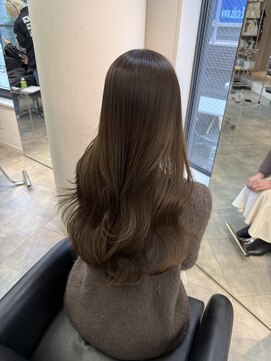 ルル(Lulu) 梅田/ブラウン/ベージュ/レイヤー/前髪カット/縮毛矯正/髪質改善
