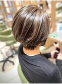 大人ショートカット×ハイライト