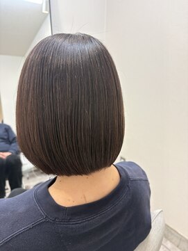 ニュイ 木更津(nuit) ピンクベージュ/アンブレラカラー/クールショート/前髪/木更津