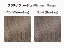 人気色｜プラチナグレージュカラー＊赤みを完全に消した、透けるようなまろやか上品髪に。
