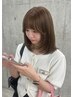 【学割U24】透明感カラー+髪質改善トリートメント ￥12,100