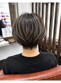 ショート×バレイヤージュ