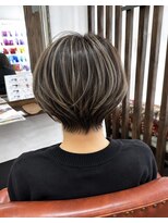 ヘアメイク アンフィ(amphi)&nbsp;ショート×バレイヤージュ