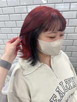 newi 練馬【ネウィ】【12月1日OPEN（予定）】&nbsp;Cherryred×Black インナーカラー