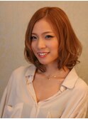 ゆるふわパーマボブスタイル