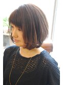 やさしい膨らみのあるやわらかいボブです。【BELL桜新町/用賀】
