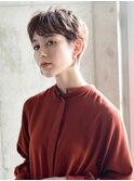 大人かわいい ひし形シルエット 小顔 【エアリーショート/ボブ】