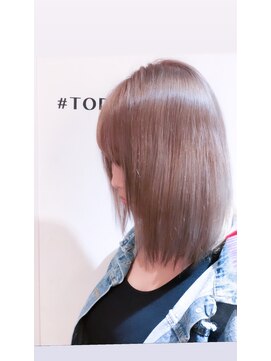 エイト 上野店(EIGHT ueno) 【EIGHT上野】寺井_お客様スタイル_ピンクベージュ