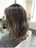 北野田Dolce☆バレイヤージュ×オリーブグレージュ