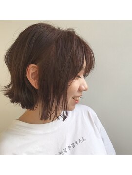 ルル(LuLu by KENJE) ボブ×オレンジブラウン