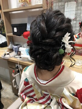 ラブリッシュ(LOVERICHE) 着物に合う編み込みアップスタイルに♪ ［延山瞳styling］