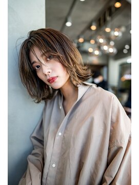 オースティン 錦糸町(AUSTIN) AUSTIN☆外ハネボブアッシュブラウンネオウルフツイストパーマ