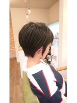ミエル(miel)&nbsp;【hair design miel】耳かけショートボブ