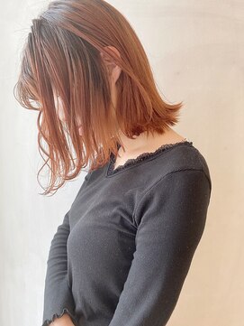 ビスコッティヘア (BISCOTTI HAIR) グラデーションオレンジ