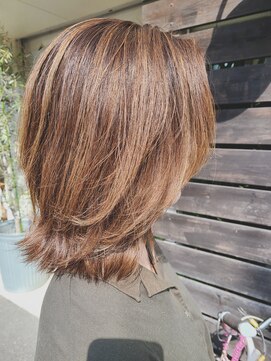 ノマニカ ミラート バイ ルレーヴ(noma-nika mirrort by Le reve) グレイカラー×ハイライト