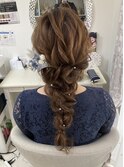 ルーズな編みおろし