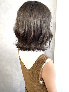 レイミュー 千葉(Lei miu) 【Lei川津】外ハネボブ×透明感グレージュ