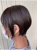 くびれショートボブ【静岡/髪質改善/デザインカラー】