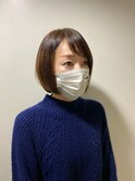 ストレートボブ○