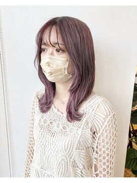 ルッツ(Lutz. hair design) ラベンダーピンクベージュ【千代田彩夏】