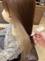 ラ メール ヘア デザイン(La mer HAIR DESIGN)&nbsp;インナーカラー/ミルクティーベージュ