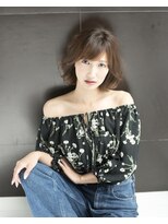 アフロディーテ 銀座(APHRODITE GINZA)&nbsp;グレージュカラー/シルキーベージュ/斜めバング/銀座/東銀座