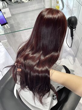 ノット 表参道青山(knot) ブリーチなしレッド