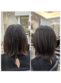 【DRAN梅田店】髪質改善×艶カラー