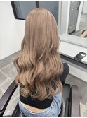 前髪/アンブレラカラー/こなれミディ/イメチェン/ウェーブパーマ