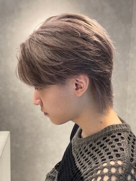 エルマーク(L-MARK) センターパートニュアンスパーマ韓国カルマパーマコンマヘア