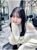 うるツヤかわいい暗髪ロングヘア