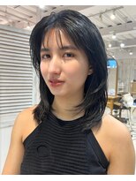 リコバイアフロート(riko by afloat)&nbsp;ミディアムレイヤー/透明感カラー/ブルーブラック