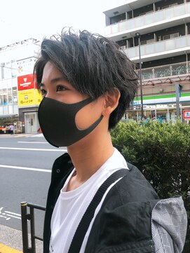 ネイロ 錦糸町(NeiRo) アッシュブラックカルマパーマベリーショートダークアッシュ