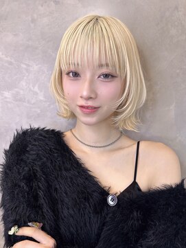 トルネード(TORNADO) ハイトーンウルフカット ウルフレイヤー レイヤーボブ S214