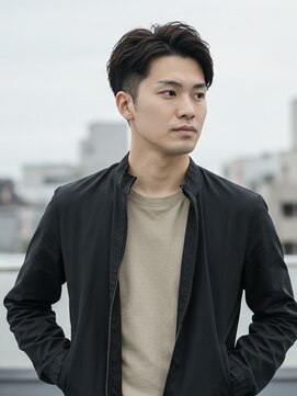 キャンバス バイ ネオリーブ 横浜西口(Canvas by neo.) フェザーパーマ/センターパート/ニュアンスパーマ