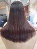 ヘアリセッター＋髪質改善トリートメント＋ブロー　￥9900
