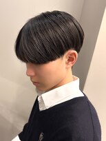シースルーマッシュナチュラルマッシュメンズ韓国ツーブロック
